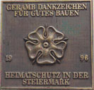 Medaille für Denkmalschutz