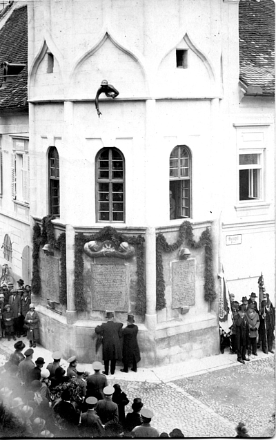 Enthüllung des Denkmals, 3. November 1929. MiaZ