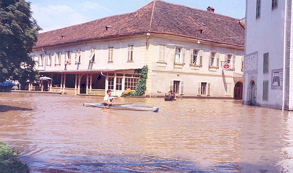 Hochwasser 1965 in Radkersburg. Foto Privat