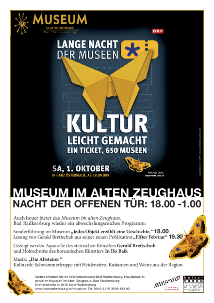 Plakat Lange Nacht der Museem 2011